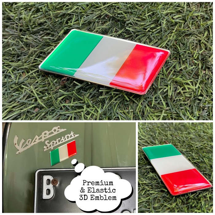 

TERLARIS | premium 3D sticker motor vespa ducati mobil itali italy emblem elastic