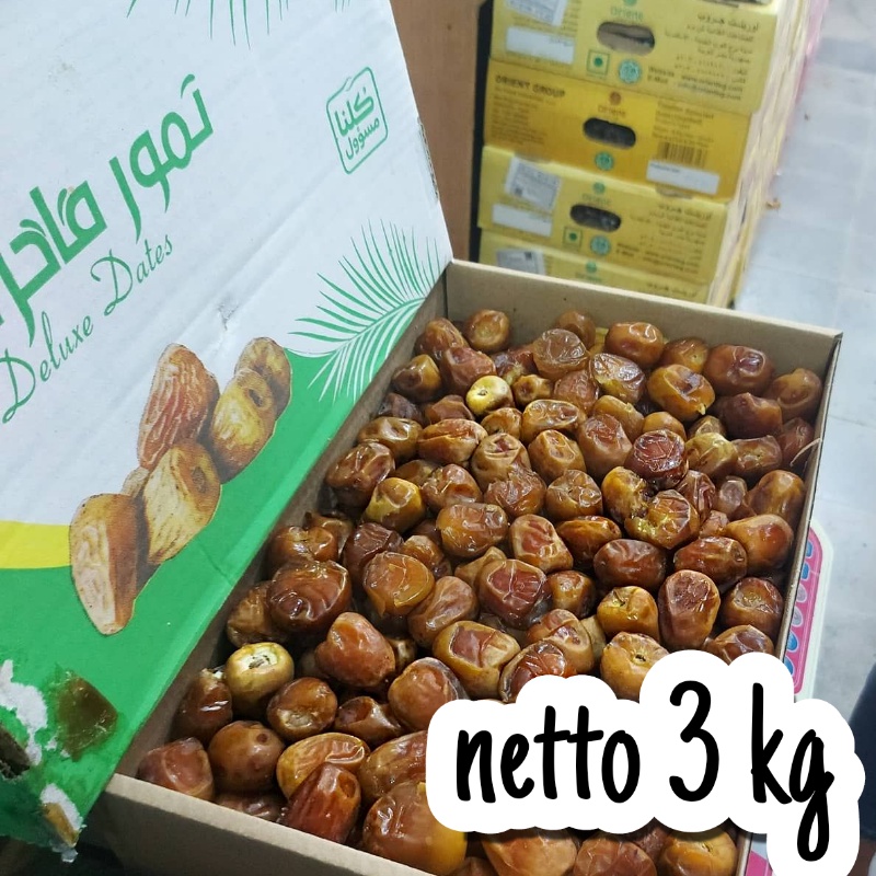 Kurma Sukari 3 kg Kurma Raja / Kurma Sukari Al Qossim