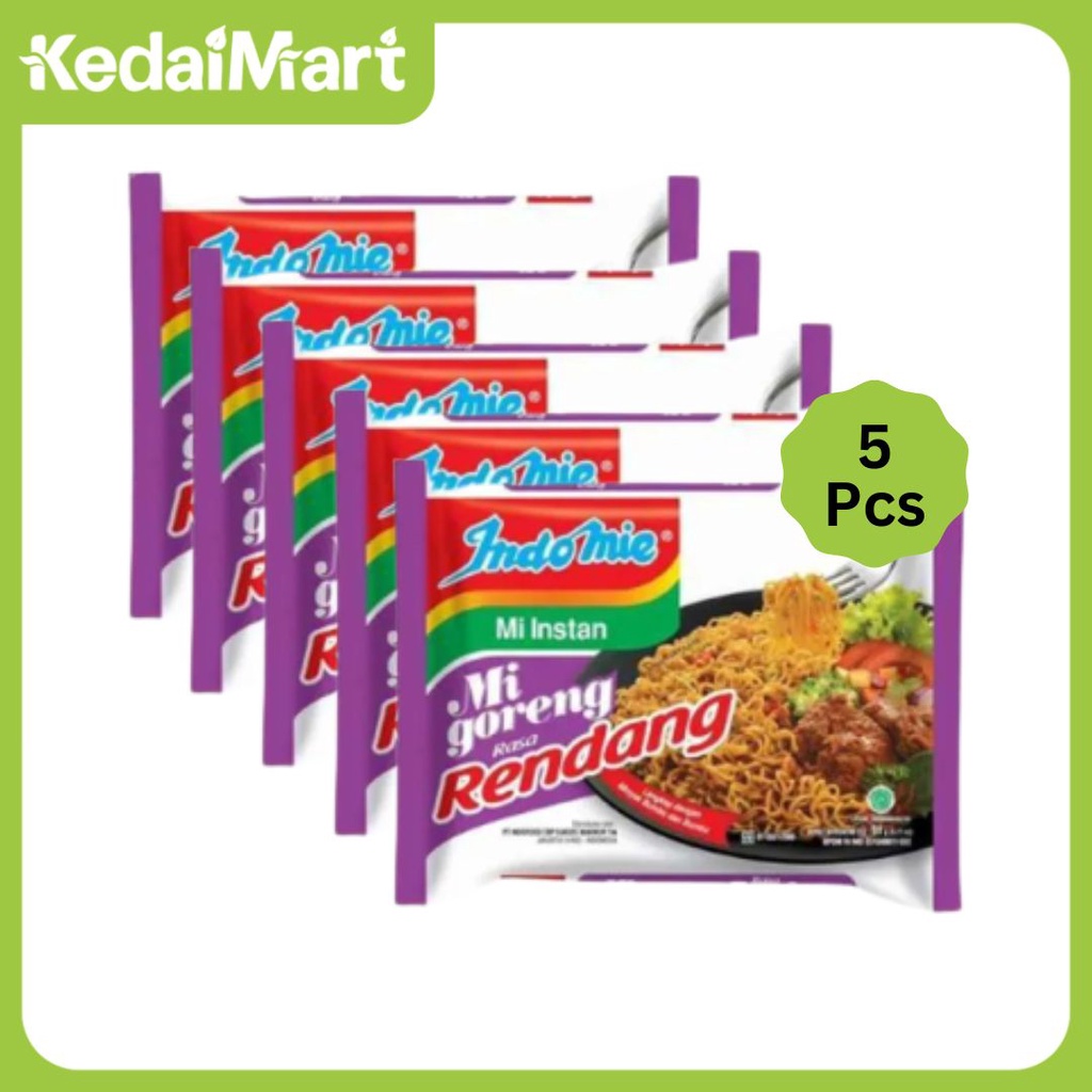 

Paket Bundling Indomie Mie Instan Goreng Rasa Rendang Isi 5 Pcs