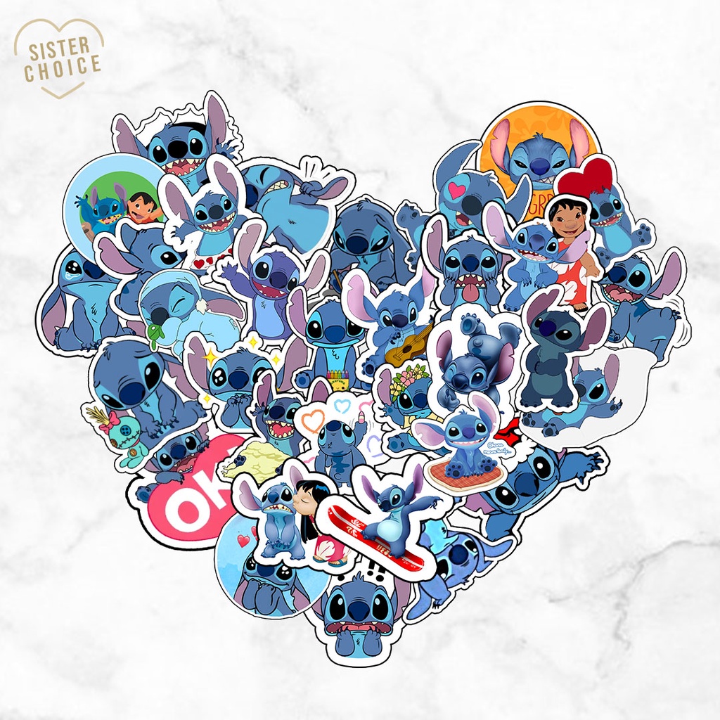 

Sticker Stitch & Lilo Kartun / Stiker Lucu | Sticker Tumbler HP Journal Laptop DIY