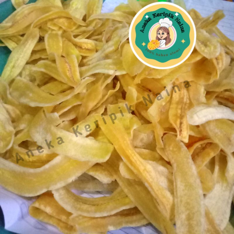 

Keripik pisang asin 200gr / keripik lantak gurih 200gr