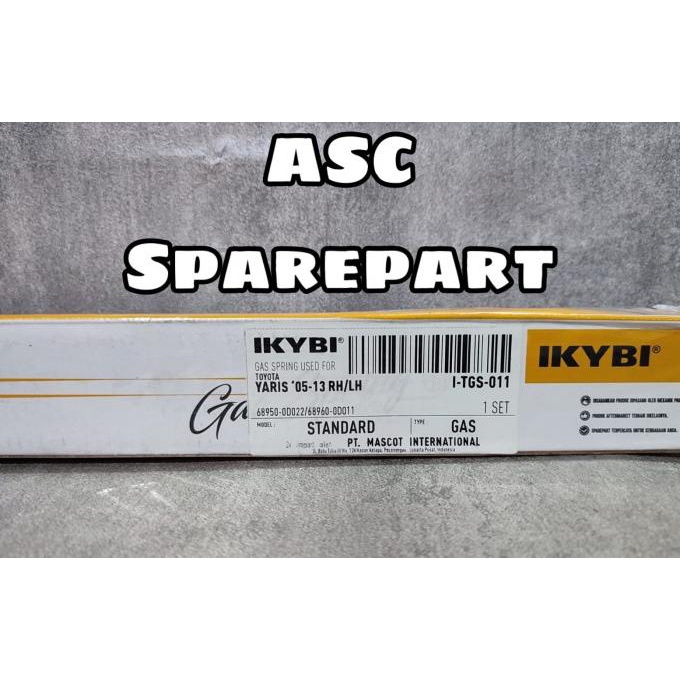 Shock Bagasi Belakang Yaris (Ikybi)