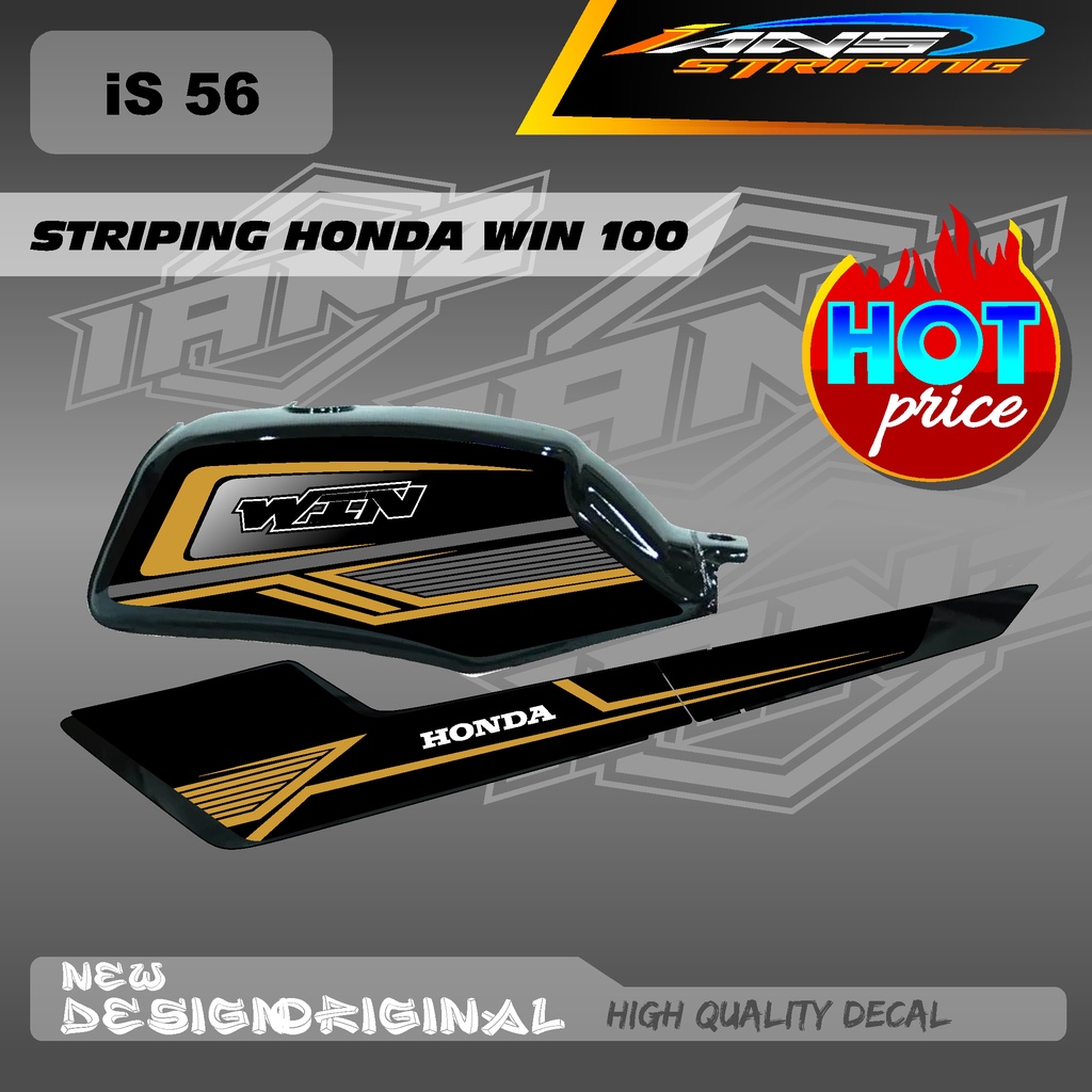 NEW STRIPING LIST TANGKI WIN100 CUSTOM DECAL HOLOGRAM / NON HOLOGRAM IS56