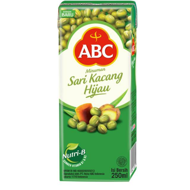 

ABC Minuman Sari Kacang Hijau 250 ml Paket 2pc