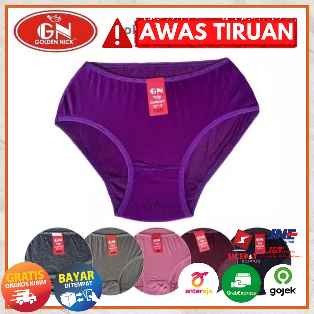celana dalam wanita polos golden nick