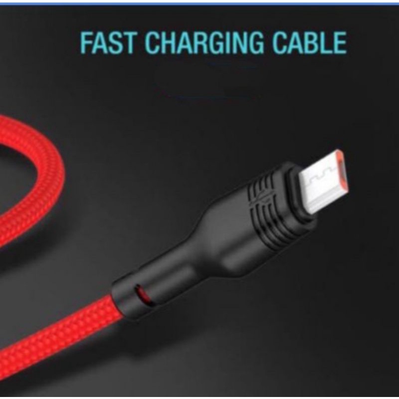 KABEL DATA MICRO USB FAST CHARGING VEGER 3.0 A