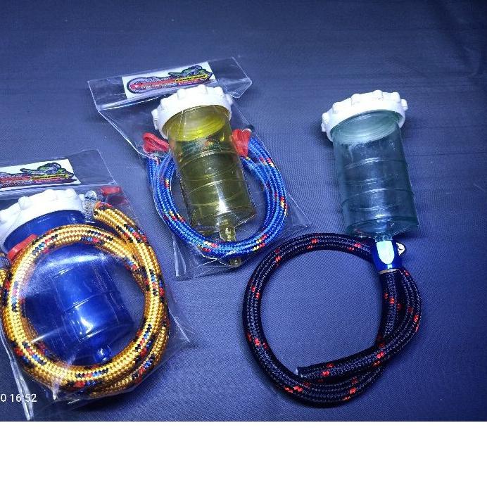 Botol tabung air radiator ninja r rr lengkap selang hawa  universal motor