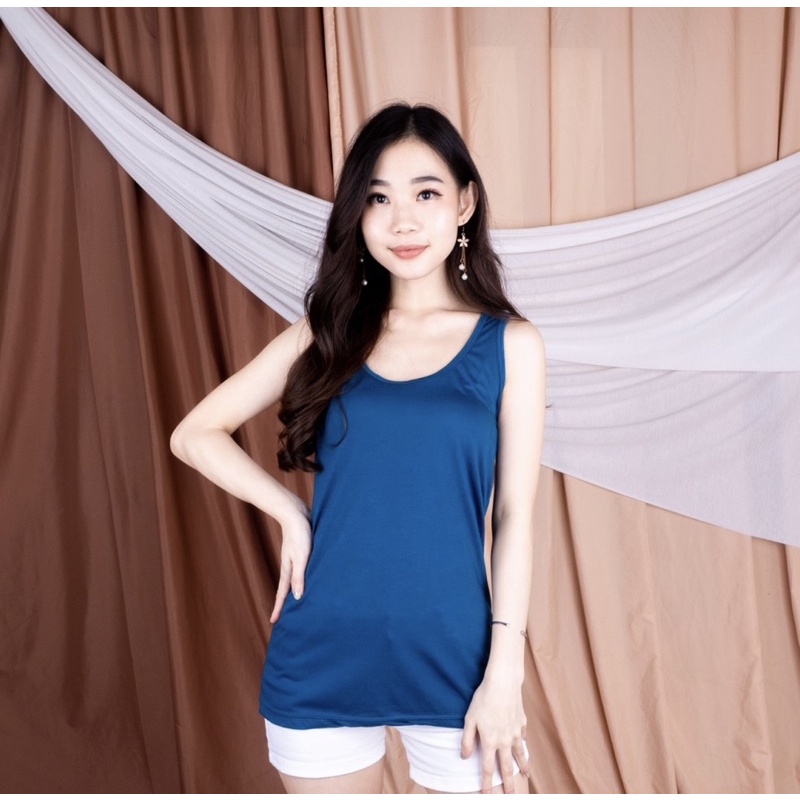 (TERMURAH) Tanktop premium perempuan wanita EXXEN ESSEN/ tanktop tali lebar / tanktop tali kecil / singlet wanita