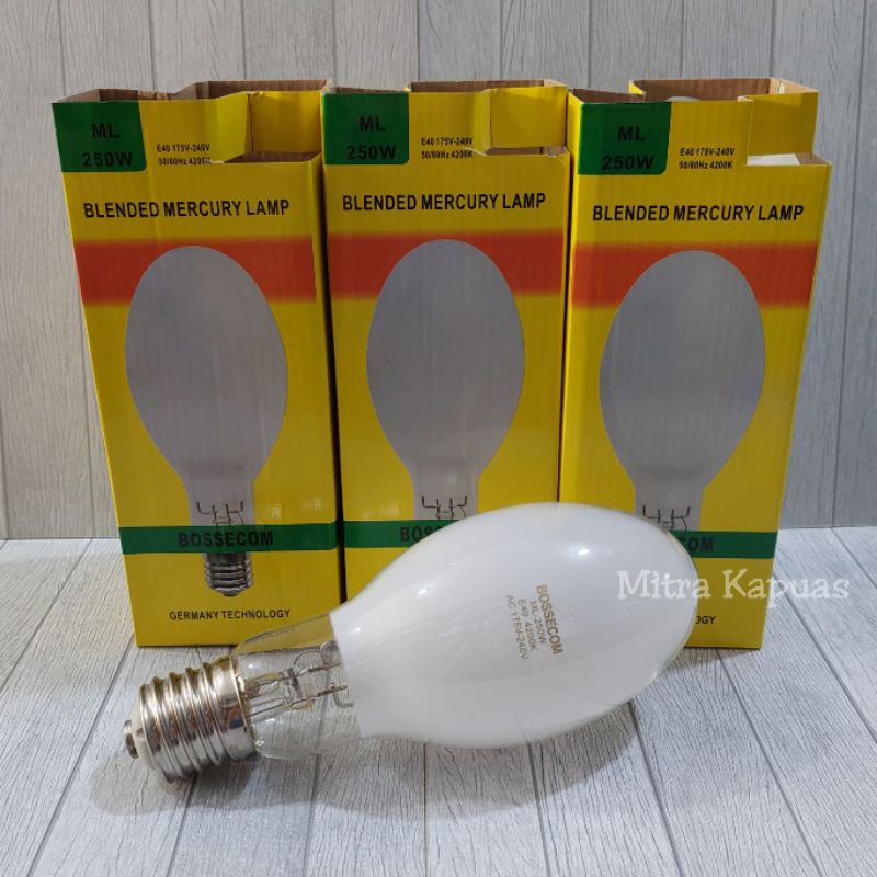 LAMPU JALAN BOSSECOM ML 250W E40 (KUNING)