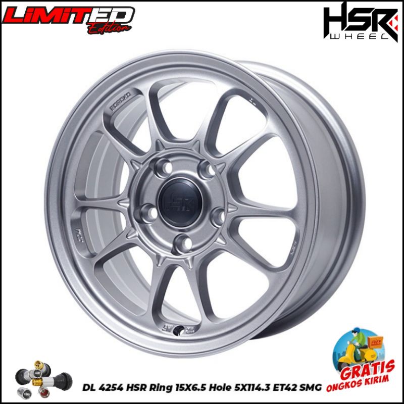 veleg mobil r15 velg mobil lubang baut 4 velg mobil HSR DL pelek mobil ring 15