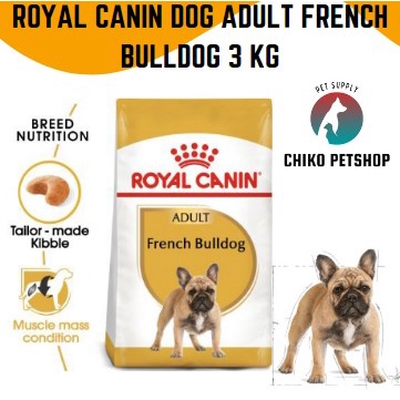 Royal canin anjing adult french bulldog 3kg | makanan anjing 3 kg