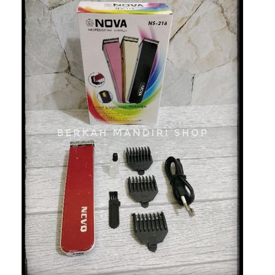 Realpct BISA COD Cukuran Rambut // Alat Cukur Jenggot Kumis Merk Nova Tipe Sn-216 New NCVQ