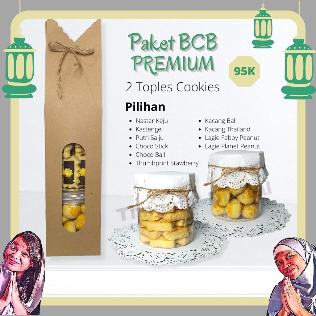 

Parcel paket hemat lebaran Kue Kering - Nastar-Kastengel-Putri Salju