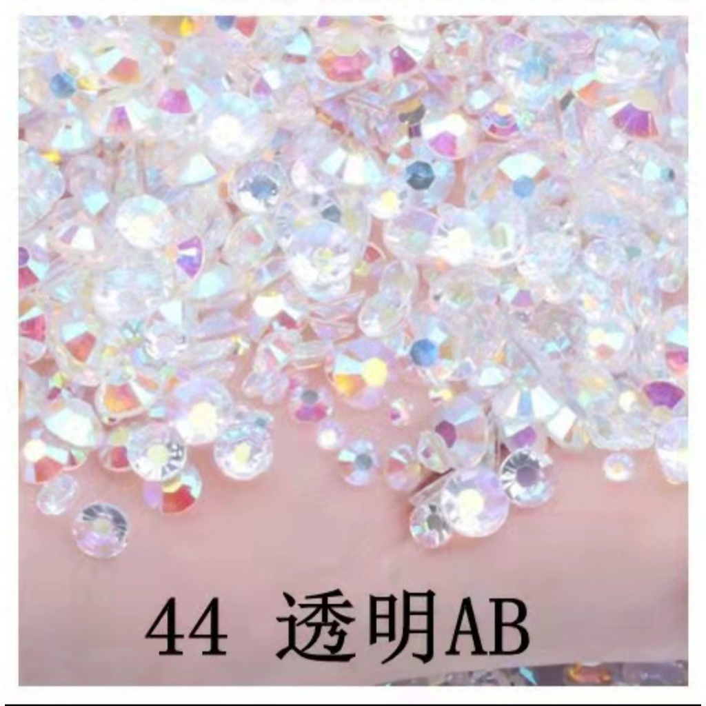 Rhinestone AB 3mm 1000pcs Gems Henna Candy Rhinestone nail art