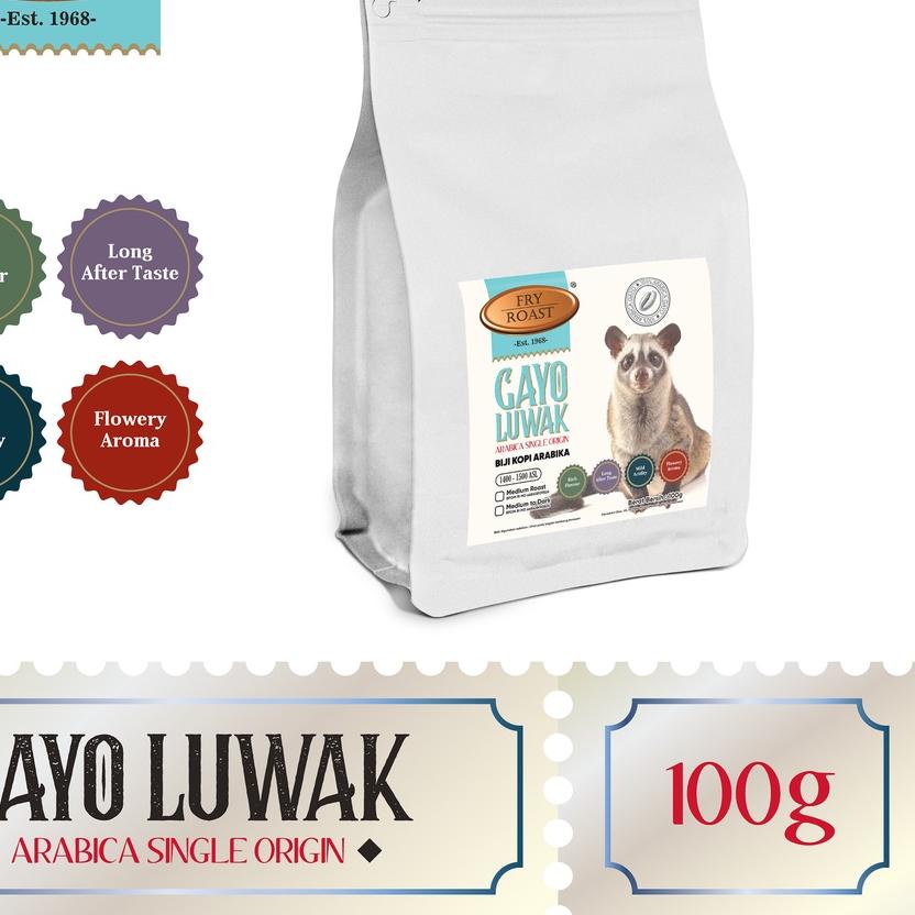 

Diskon | KG4|KOPI ARABIKA GAYO LUWAK LIAR 100 GRAM BIJI DAN BUBUK