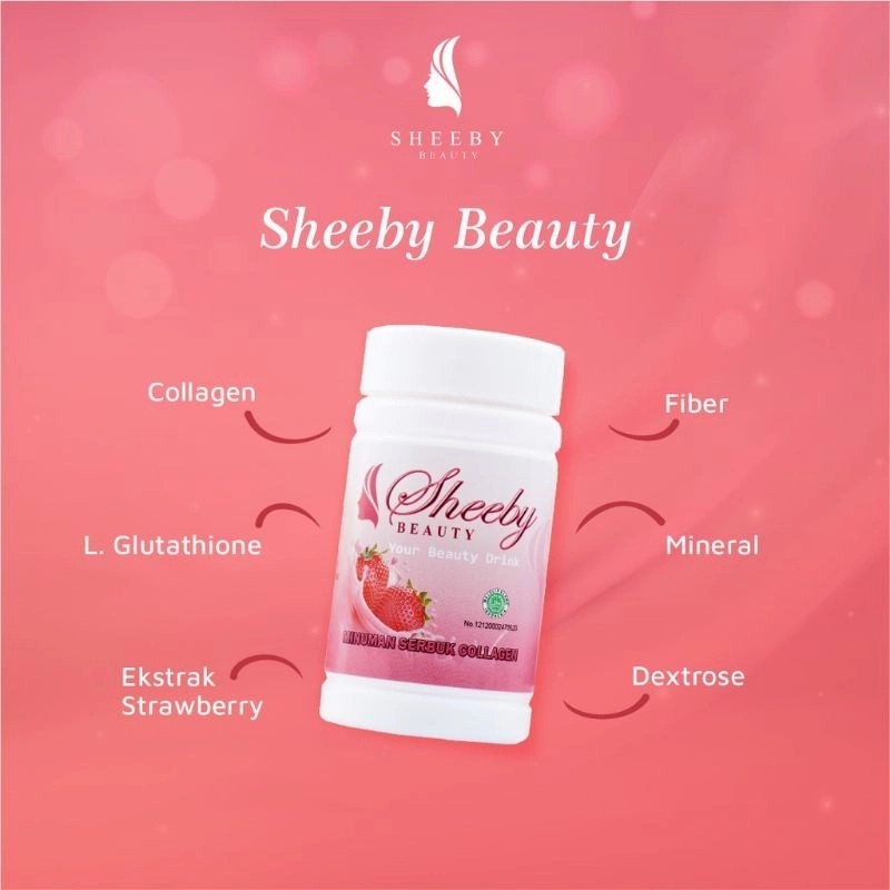 Sheeby Beauty Pemutih Badan Minuman Collagen Drink Ori Sheeby Beauty Colagen Sheby Shebby Shaby Shab