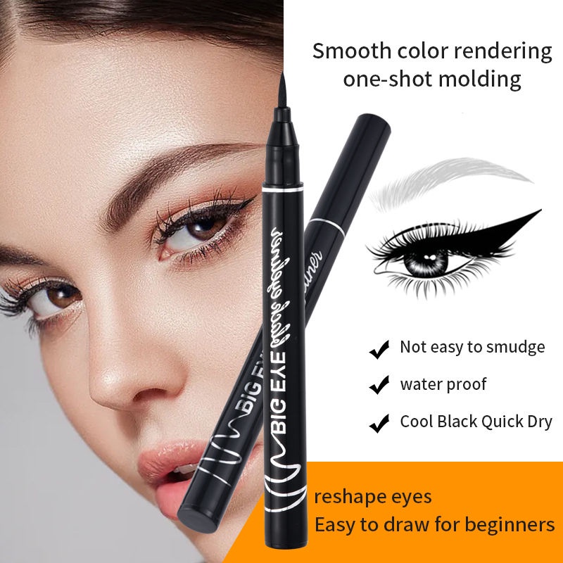 BIG EYE Black Waterproof Eyeliner