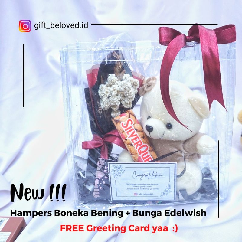 

[READY STOCK] HAMPERS BONEKA COKLAT SILVERQUEEN BUNGA EDELWEIS/HADIAH ULANG TAHUN/HADIAH ANNIVERSARY/HADIAL ULANG TAHUN