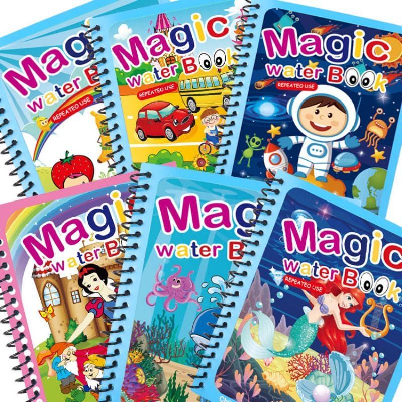 

Magic Water Book / Buku Ajaib Jika Kena air Warna nya Akan Timbul Unik dan Lucu Banget (GSM - AK10)