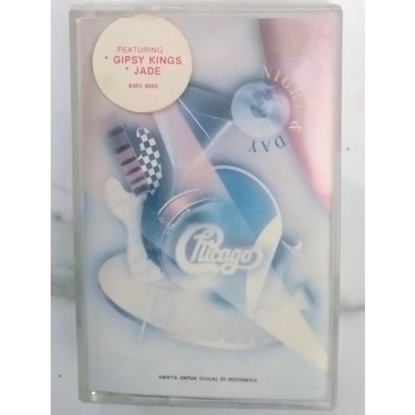 KASET PITA CHICAGO - NIGHT AND DAY _ AIR SUPPLY - THE EARTH IS.... bekas pakai