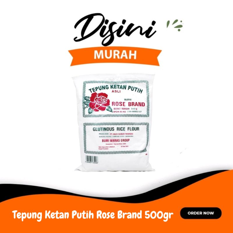 

tepung ketan putih rose brand 500gr