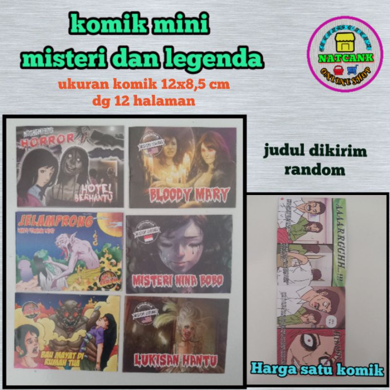 Jual Komik Mini Misteri Dan Legenda Horor Shopee Indonesia