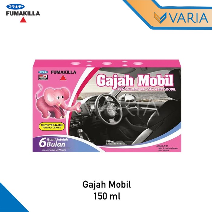 Gajah Mobil 150 ml Kamper Penghilang Penetral Bau Tidak Sedap Kabin