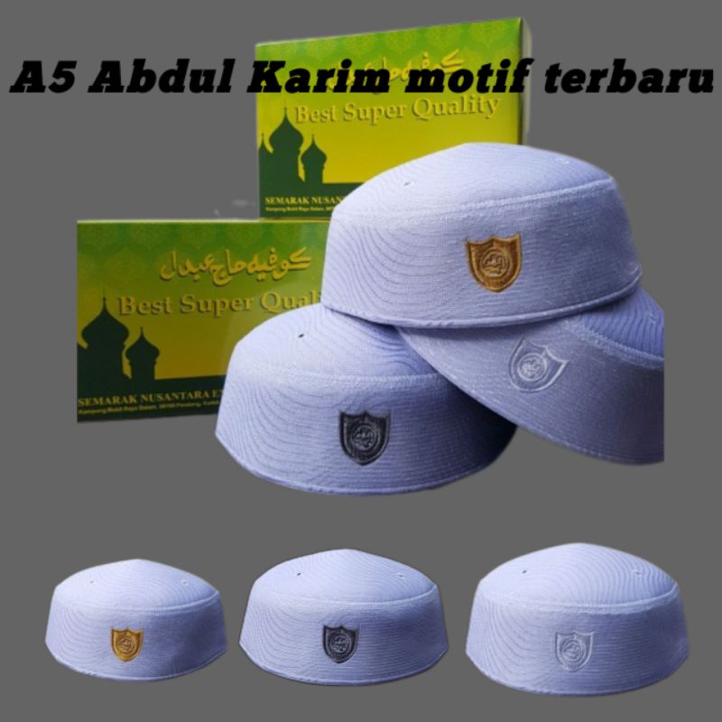 Pc/Songkok Malaysia A5 ABDUL KARIM MOTIF TERBARU