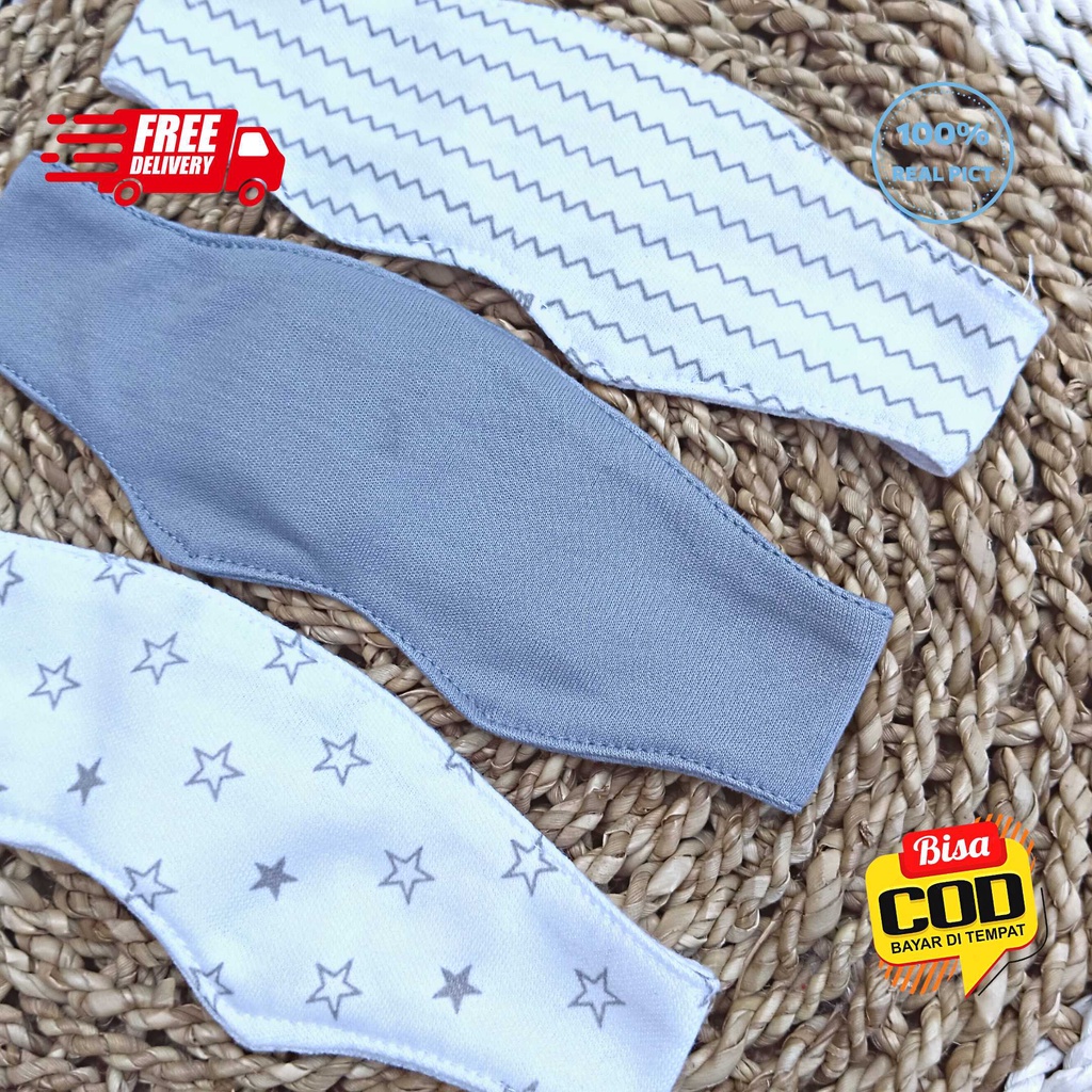 SALE 7.7 SERIAN ABU - 3 Pcs Kacamata Jemur Bayi Penutup dan Pelindung Mata Bayi Serian Abu Grey merk SNI Bolo - Bolo