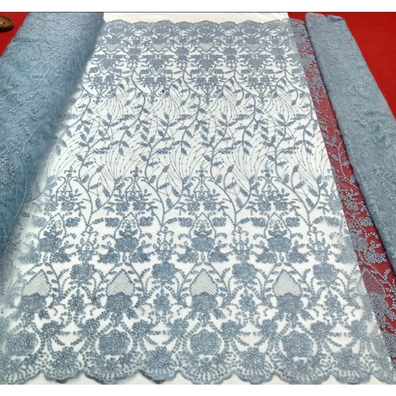 kain tile bordir sulam jepang