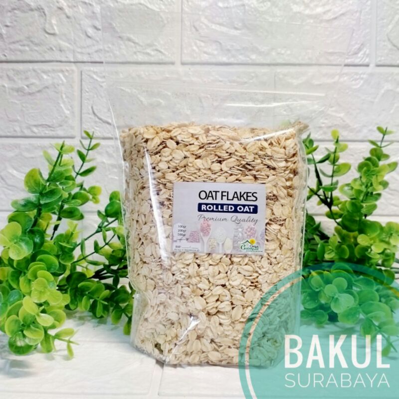 

Australian rolled oat 500gr gandum utuh gandum kasar overnight oat 500gr diet muesli mpasi