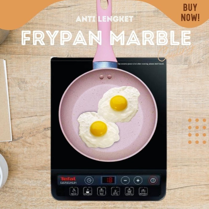 Marble Series Frypan 24cm pengorengan teflon anti lengket INDUKSI ok