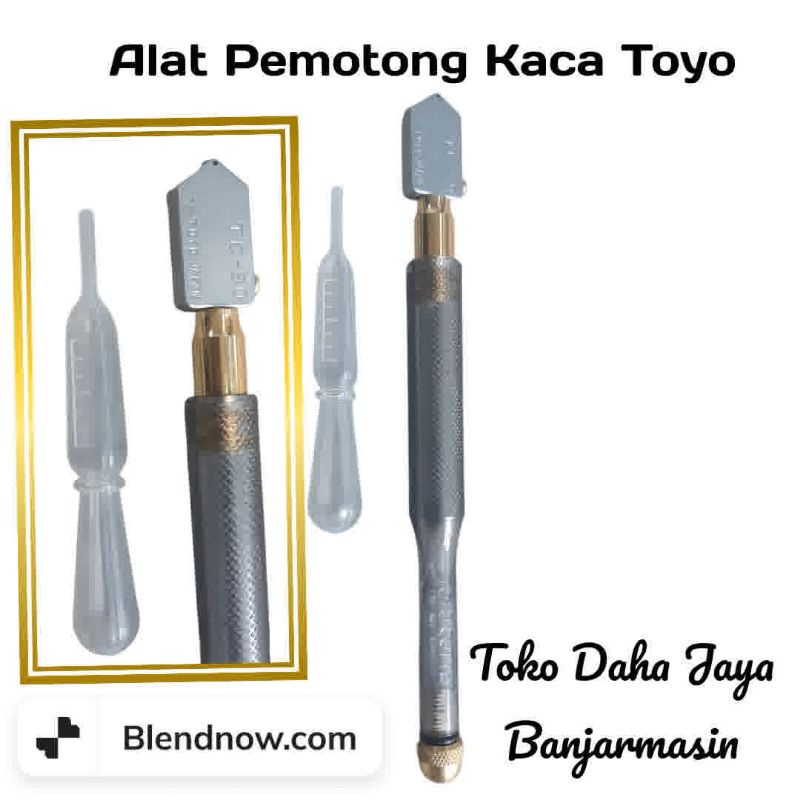 pisau potong kaca/ pemotong kaca toyo tc 90 asli ori