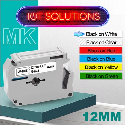 

RK Label Tape 12mm MK-231 M-K231 MK-131 MK-431 MK-531 MK-631 MK-731 MK-831 MK-931 Compatible Brother