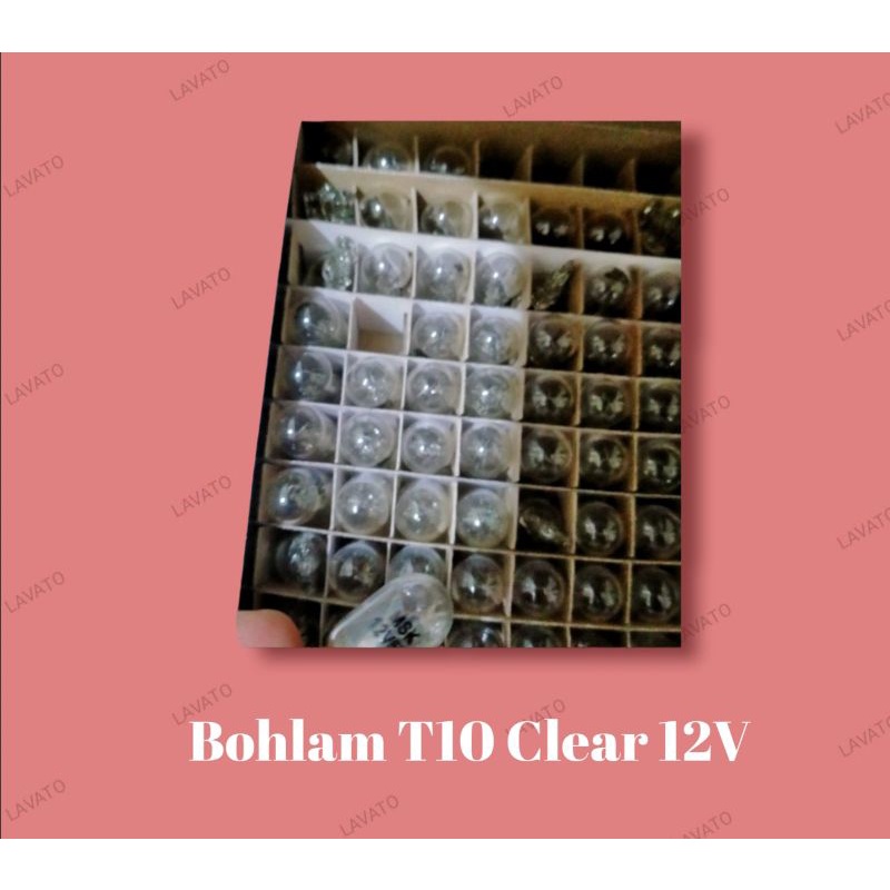 Bohlam T10 Clear  12V / 24V