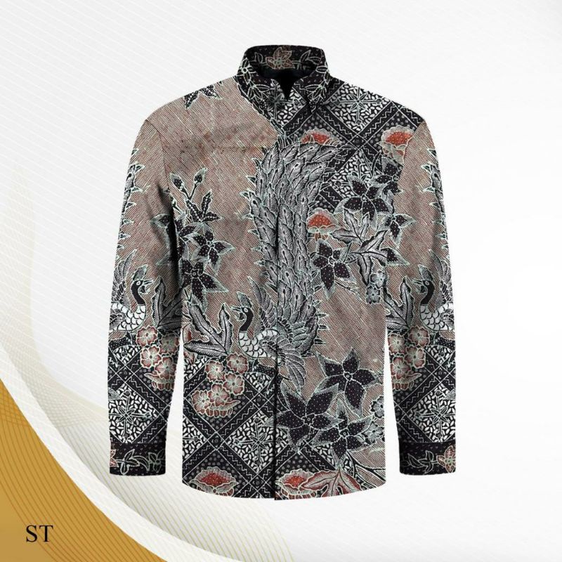 kain batik sutra tulis atbm baron kemeja pria @batikberkahstore