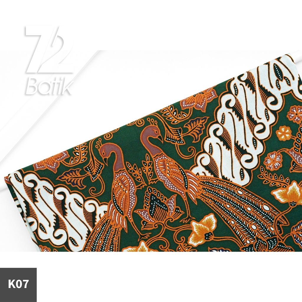 KAIN BATIK PREMIUM Bahan Katun Motif Parang Kembar Hijau Tua Putih Bersih 722735 Cap 72 Jarik Jarit Samping Kebat Panjang Batik Katun Modern Premium Bahan Seragam Batik Pernikahan Kantor Keluarga Murah Kamen Jadi Batik Bali Lembaran