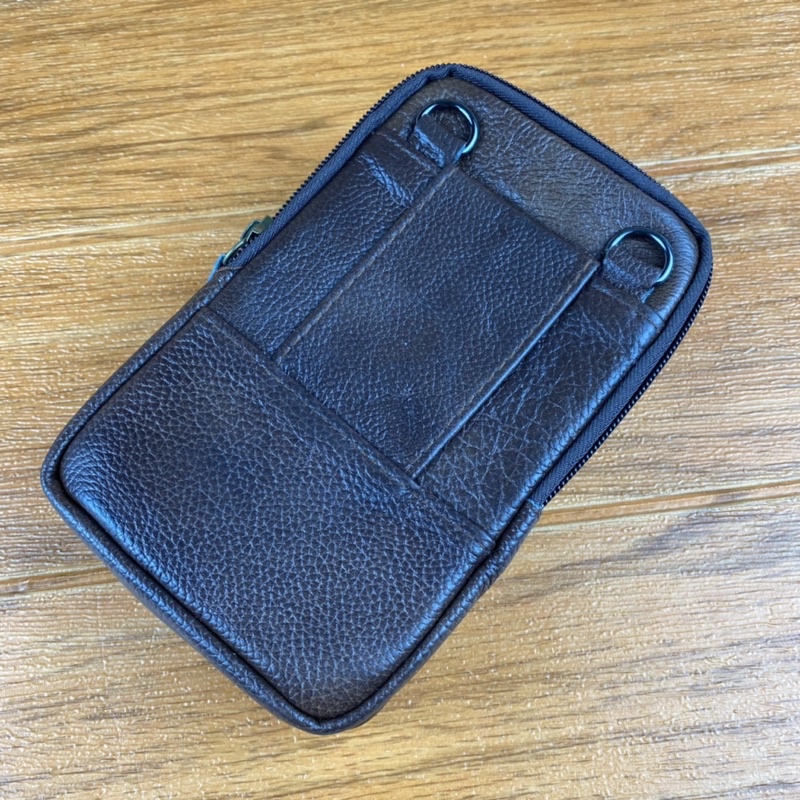 SARUNG HP PINGGANG KULIT ASLI DOUBEL 5.5-6.4 INCH MURAH TEMPAT HP KULIT ASLI DOMPET HP KULIT