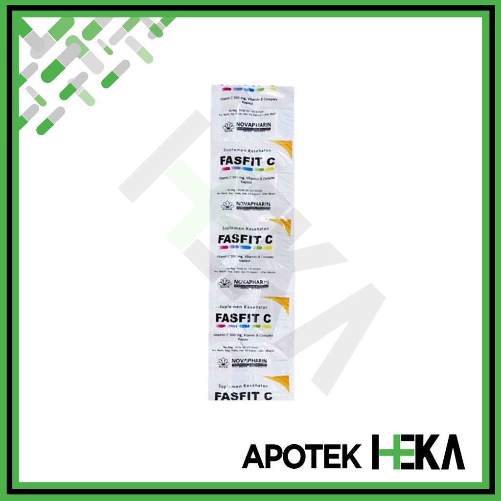 Fasfit C Strip isi 10 Tablet - Vitamin C B Kompleks (SEMARANG)