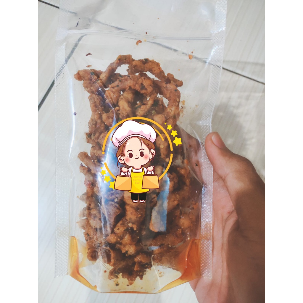

Usus krispi pedas daun jeruk 70gr