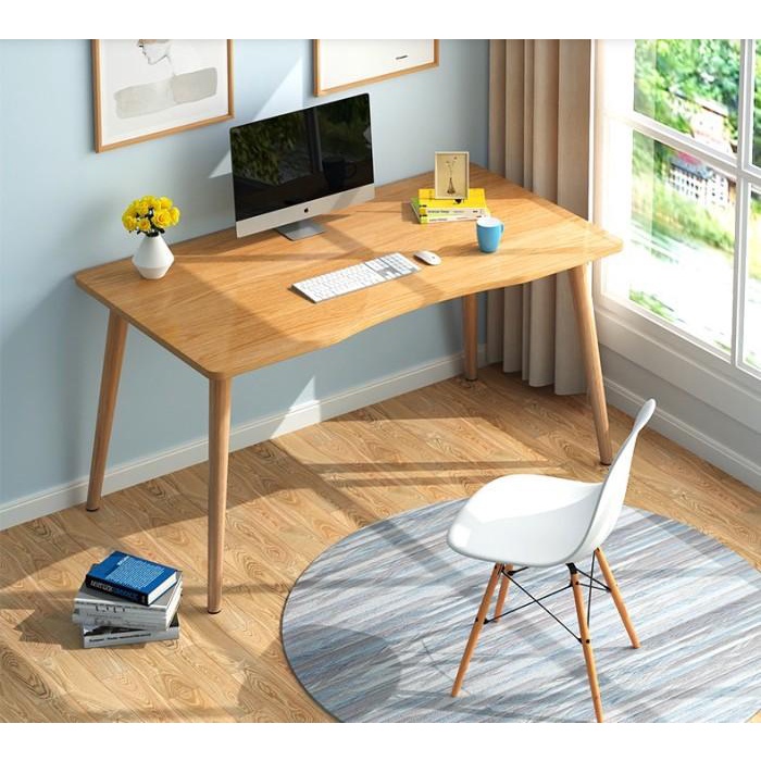 Meja Komputer dan Belajar Minimalis Kayu Solid UK100cm