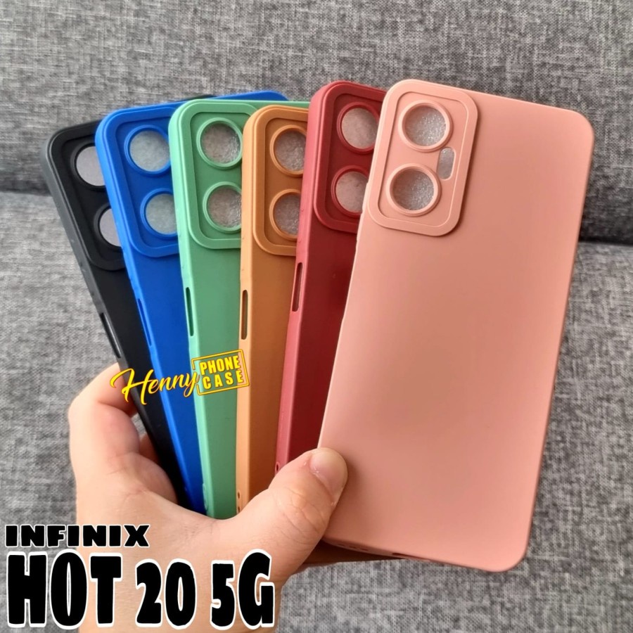 INFINIX HOT 20i HOT 20 5G HOT 20S HOT 12i HOT 12 PRO CASE SOFTCASE PRO CAMERA SILIKON KARET CASING PROTECT CAMERA COVER PELINDUNG KAMERA  FULL COVER MATTE EDGE CAMERA