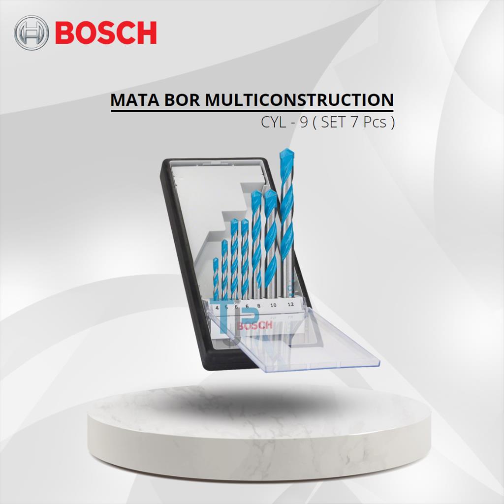 BOSCH MATA BOR CYL-9 ( Set 7 ) MULTICONSTRUCTION PN.2607010543