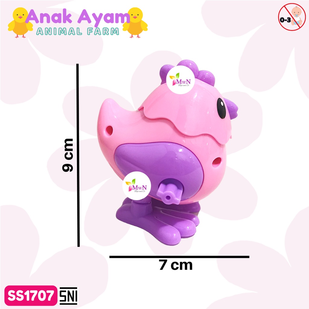 MWN Mainan Anak Putar Jalan Bentuk Anak Ayam SS1707