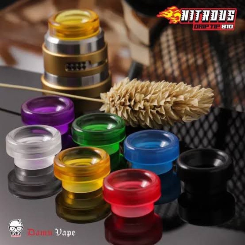 Jual Authentic Drip Tip Nitrous 810 Resin Shopee Indonesia