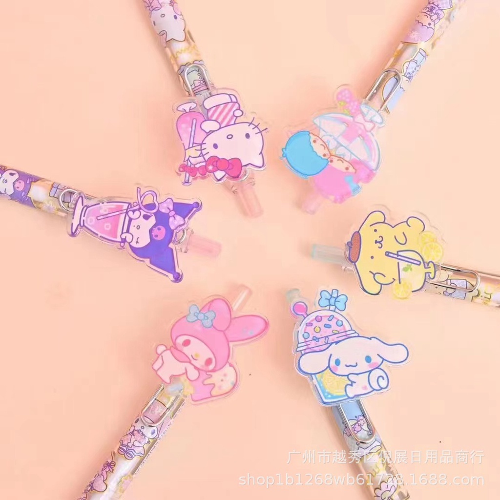 PULPEN PULLPEN PULPENN MIKA HELLOKITTY PEN SANRIO PEN LUCU ATK PULPEN SANRIO KUROMI POMPOMPURIN CINNAMOROLL MY MELODY HELLO KITTY PULPEN HK @banyak