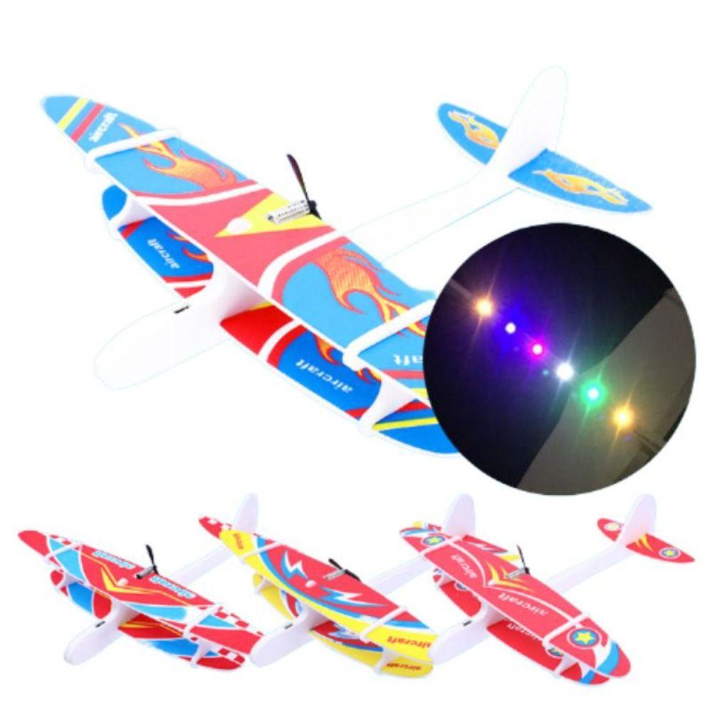 Quinton EVA Foam Pesawat Mainan Hadiah Ulang Tahun Pesawat Lucu Permainan Pesawat Model Mainan DIY Terbang Glider Launching Fly Glider Lempar Tangan Flight Glider