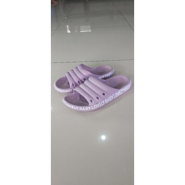 Sandal Wanita Q-4 L Slip On Jelly Soft  Sandal Rumah Empuk Anti Slip