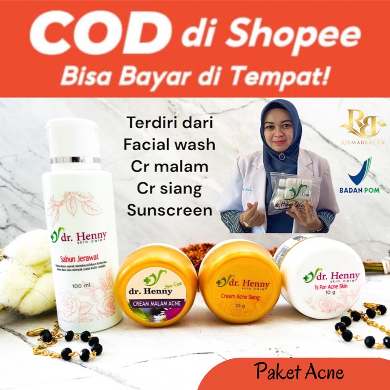 CREAM DHC PAKET JERAWAT AMPUH BY DR HENNY CHAERANI