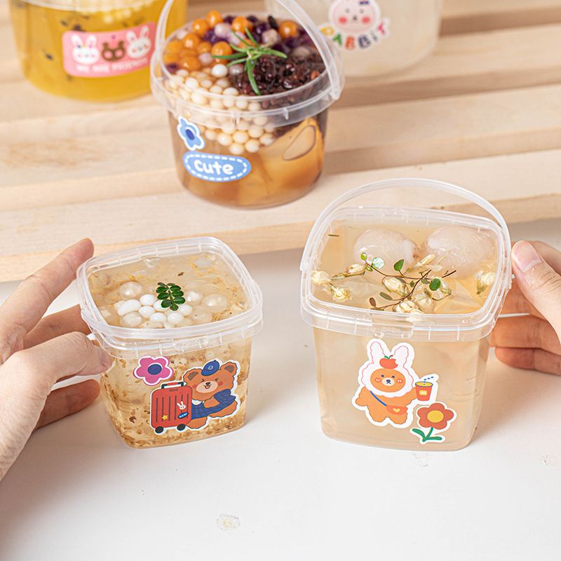 BOX DESSERT / CUP MAKANAN / TOPLES DESSERT/CUP EMBER - KOTAK